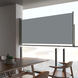 vidaXL Ausziehbare Seitenmarkise 60×300 cm Grau
