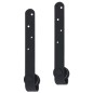 vidaXL Mini Schiebetürbeschlag Set für Schranktüren Carbonstahl 183 cm vidaXL Mini Schiebetürbeschlag Set für Schranktüren Carbonstahl 183 cm