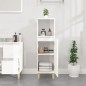 vidaXL Badschrank Hochglanz-Weiß 30x30x100 cm Holzwerkstoff vidaXL Badschrank Hochglanz-Weiß 30x30x100 cm Holzwerkstoff