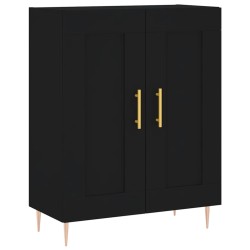vidaXL Sideboard Schwarz 69,5x34x90 cm Holzwerkstoff