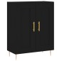 vidaXL Sideboard Schwarz 69,5x34x90 cm Holzwerkstoff vidaXL Sideboard Schwarz 69,5x34x90 cm Holzwerkstoff