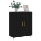 vidaXL Sideboard Schwarz 69,5x34x90 cm Holzwerkstoff vidaXL Sideboard Schwarz 69,5x34x90 cm Holzwerkstoff