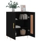 vidaXL Sideboard Schwarz 69,5x34x90 cm Holzwerkstoff vidaXL Sideboard Schwarz 69,5x34x90 cm Holzwerkstoff