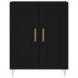 vidaXL Sideboard Schwarz 69,5x34x90 cm Holzwerkstoff vidaXL Sideboard Schwarz 69,5x34x90 cm Holzwerkstoff