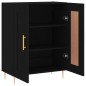 vidaXL Sideboard Schwarz 69,5x34x90 cm Holzwerkstoff vidaXL Sideboard Schwarz 69,5x34x90 cm Holzwerkstoff