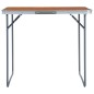 vidaXL Klappbarer Campingtisch mit Metallrahmen 80 x 60 cm vidaXL Klappbarer Campingtisch mit Metallrahmen 80 x 60 cm
