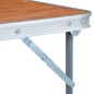vidaXL Klappbarer Campingtisch mit Metallrahmen 80 x 60 cm vidaXL Klappbarer Campingtisch mit Metallrahmen 80 x 60 cm