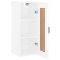 vidaXL Wandschrank Weiß 34,5x34x90 cm Holzwerkstoff vidaXL Wandschrank Weiß 34,5x34x90 cm Holzwerkstoff