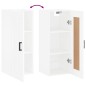 vidaXL Wandschrank Weiß 34,5x34x90 cm Holzwerkstoff vidaXL Wandschrank Weiß 34,5x34x90 cm Holzwerkstoff