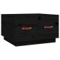 vidaXL Couchtisch Schwarz 60x53x35 cm Massivholz Kiefer vidaXL Couchtisch Schwarz 60x53x35 cm Massivholz Kiefer