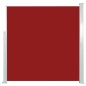 vidaXL Seitenmarkise Ausziehbar 140x300 cm Rot vidaXL Seitenmarkise Ausziehbar 140x300 cm Rot