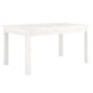 vidaXL Couchtisch Weiß 80x50x40 cm Massivholz Kiefer vidaXL Couchtisch Weiß 80x50x40 cm Massivholz Kiefer