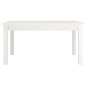 vidaXL Couchtisch Weiß 80x50x40 cm Massivholz Kiefer vidaXL Couchtisch Weiß 80x50x40 cm Massivholz Kiefer
