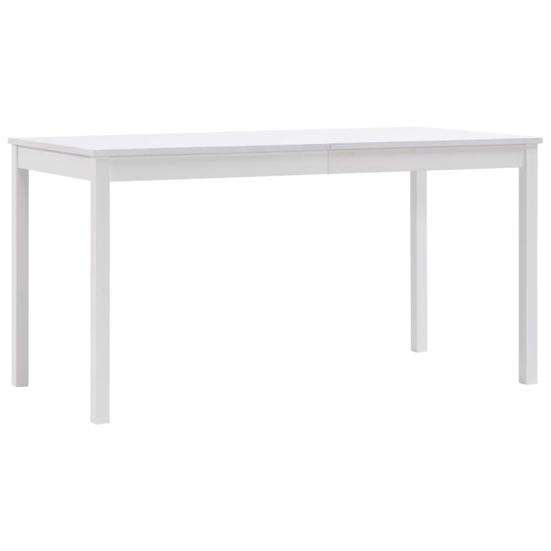 vidaXL Esstisch Weiß 140x70x73 cm Kiefernholz vidaXL Esstisch Weiß 140x70x73 cm Kiefernholz