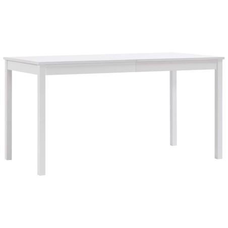 vidaXL Esstisch Weiß 140x70x73 cm Kiefernholz