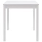 vidaXL Esstisch Weiß 140x70x73 cm Kiefernholz vidaXL Esstisch Weiß 140x70x73 cm Kiefernholz