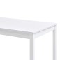 vidaXL Esstisch Weiß 140x70x73 cm Kiefernholz vidaXL Esstisch Weiß 140x70x73 cm Kiefernholz