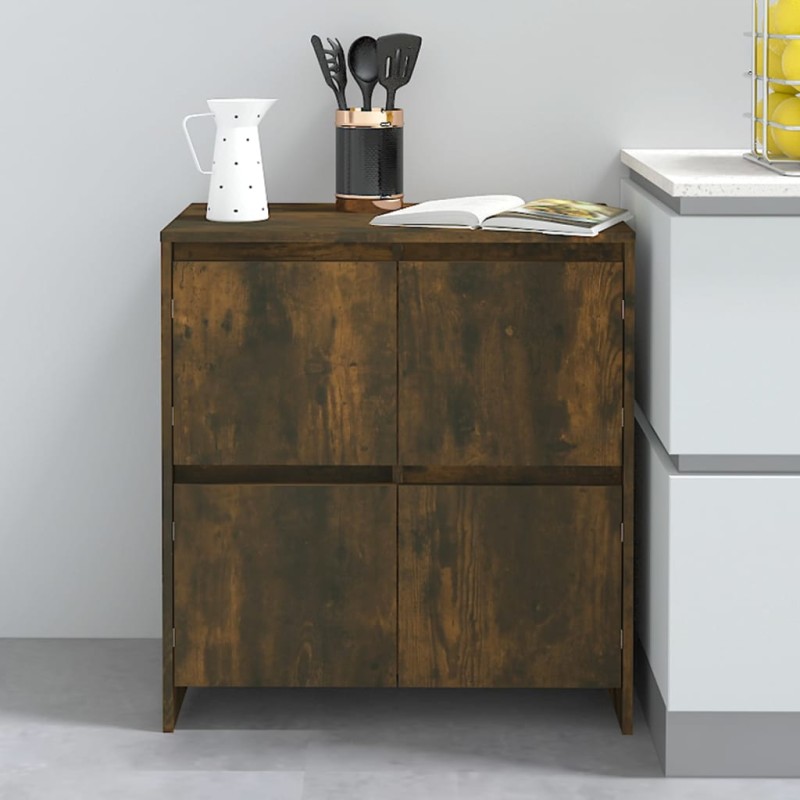 vidaXL Sideboard Räuchereiche 70x41x75 cm Holzwerkstoff vidaXL Sideboard Räuchereiche 70x41x75 cm Holzwerkstoff