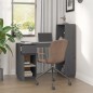 vidaXL Schreibtisch Grau 110x53x117 cm Massivholz Kiefer vidaXL Schreibtisch Grau 110x53x117 cm Massivholz Kiefer