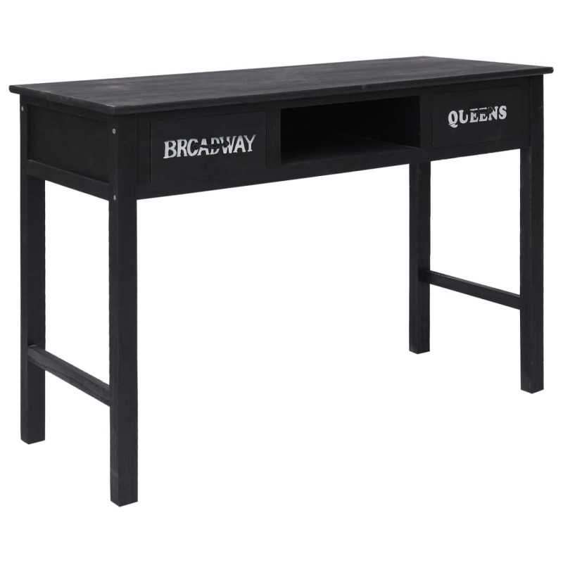 vidaXL Konsolentisch Schwarz 110 x 45 x 76 cm Holz vidaXL Konsolentisch Schwarz 110 x 45 x 76 cm Holz