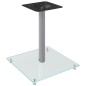 vidaXL Lautsprecher-Ständer 2 Stk. Silbern Hartglas 1 Säule vidaXL Lautsprecher-Ständer 2 Stk. Silbern Hartglas 1 Säule
