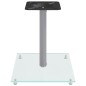 vidaXL Lautsprecher-Ständer 2 Stk. Silbern Hartglas 1 Säule vidaXL Lautsprecher-Ständer 2 Stk. Silbern Hartglas 1 Säule