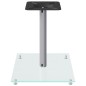 vidaXL Lautsprecher-Ständer 2 Stk. Silbern Hartglas 1 Säule vidaXL Lautsprecher-Ständer 2 Stk. Silbern Hartglas 1 Säule