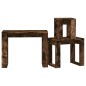 vidaXL Satztische 3 Stk. Räuchereiche Holzwerkstoff vidaXL Satztische 3 Stk. Räuchereiche Holzwerkstoff