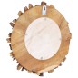 vidaXL Wandspiegel 40 cm Teak Rund vidaXL Wandspiegel 40 cm Teak Rund