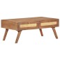 vidaXL Couchtisch 100x60x40 cm Mango Massivholz vidaXL Couchtisch 100x60x40 cm Mango Massivholz