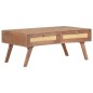 vidaXL Couchtisch 100x60x40 cm Mango Massivholz vidaXL Couchtisch 100x60x40 cm Mango Massivholz