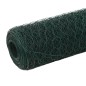 vidaXL Drahtzaun Stahl mit PVC-Beschichtung 25x1,2 m Grün vidaXL Drahtzaun Stahl mit PVC-Beschichtung 25x1,2 m Grün
