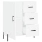 vidaXL Sideboard Weiß 69,5x34x90 cm Holzwerkstoff vidaXL Sideboard Weiß 69,5x34x90 cm Holzwerkstoff