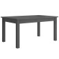 vidaXL Couchtisch Grau 80x50x40 cm Massivholz Kiefer vidaXL Couchtisch Grau 80x50x40 cm Massivholz Kiefer