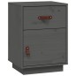 vidaXL Nachttische 2 Stk. Grau 40x34x55 cm Massivholz Kiefer vidaXL Nachttische 2 Stk. Grau 40x34x55 cm Massivholz Kiefer
