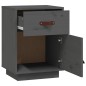vidaXL Nachttische 2 Stk. Grau 40x34x55 cm Massivholz Kiefer vidaXL Nachttische 2 Stk. Grau 40x34x55 cm Massivholz Kiefer