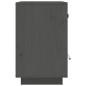 vidaXL Nachttische 2 Stk. Grau 40x34x55 cm Massivholz Kiefer vidaXL Nachttische 2 Stk. Grau 40x34x55 cm Massivholz Kiefer