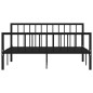 vidaXL Bettgestell Schwarz Metall 160×200 cm vidaXL Bettgestell Schwarz Metall 160×200 cm