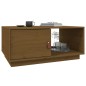 vidaXL Couchtisch Honigbraun 80x50x35,5 cm Massivholz Kiefer vidaXL Couchtisch Honigbraun 80x50x35,5 cm Massivholz Kiefer