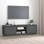vidaXL TV-Schrank Grau 140x35x40 cm Massivholz Kiefer vidaXL TV-Schrank Grau 140x35x40 cm Massivholz Kiefer