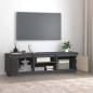 vidaXL TV-Schrank Grau 140x35x40 cm Massivholz Kiefer vidaXL TV-Schrank Grau 140x35x40 cm Massivholz Kiefer