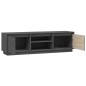 vidaXL TV-Schrank Grau 140x35x40 cm Massivholz Kiefer vidaXL TV-Schrank Grau 140x35x40 cm Massivholz Kiefer