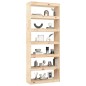 vidaXL Bücherregal/Raumteiler 80x30x199,5 cm Massivholz Kiefer vidaXL Bücherregal/Raumteiler 80x30x199,5 cm Massivholz Kiefer