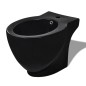 Keramik-WC & Bidet-Set Schwarz Keramik-WC & Bidet-Set Schwarz