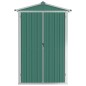 vidaXL Gerätehaus Grün 116x45x175 cm Verzinkter Stahl vidaXL Gerätehaus Grün 116x45x175 cm Verzinkter Stahl
