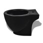 Keramik-WC & Bidet-Set Schwarz Keramik-WC & Bidet-Set Schwarz