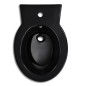 Keramik-WC & Bidet-Set Schwarz Keramik-WC & Bidet-Set Schwarz
