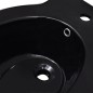 Keramik-WC & Bidet-Set Schwarz Keramik-WC & Bidet-Set Schwarz