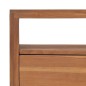 vidaXL TV-Schrank mit Rollen 110x30x40 cm Teak Massivholz vidaXL TV-Schrank mit Rollen 110x30x40 cm Teak Massivholz