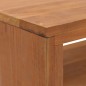 vidaXL TV-Schrank mit Rollen 110x30x40 cm Teak Massivholz vidaXL TV-Schrank mit Rollen 110x30x40 cm Teak Massivholz